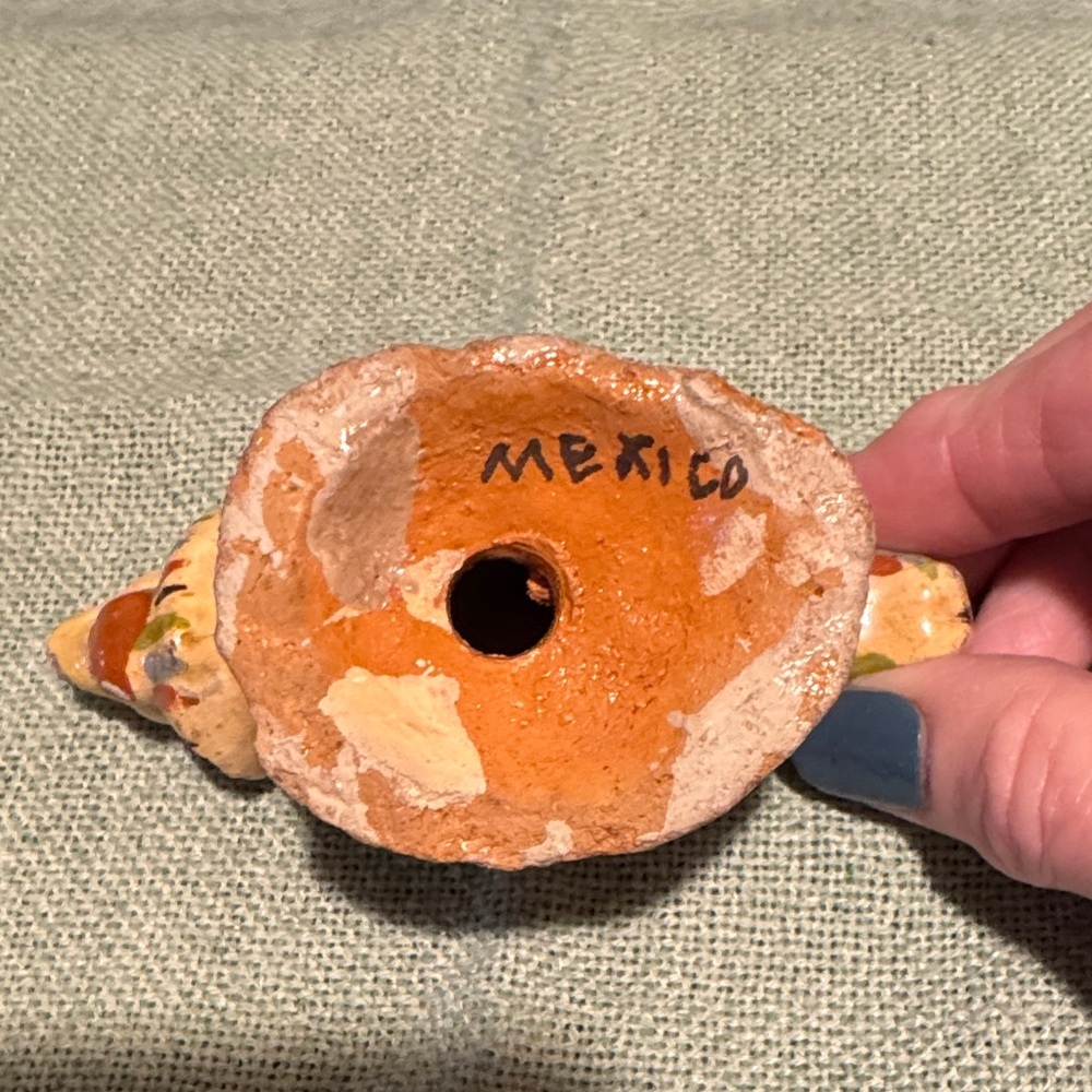 Handmade in Mexico , Rustic Salt and Pepper Shakers. No Stoppers. - Picture 3 of 16
